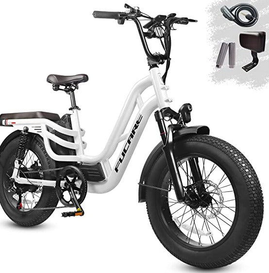 Fucare Libra Electric Bike , All Terrain, Fat Tire 20" 4.0" 750W 15Ah 31Mph 48V