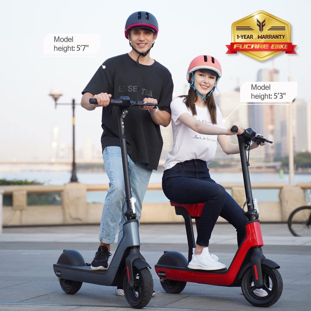 FUCARE HU3 PRO SEATED ELECTRIC SCOOTER MINI BIKE. Demo