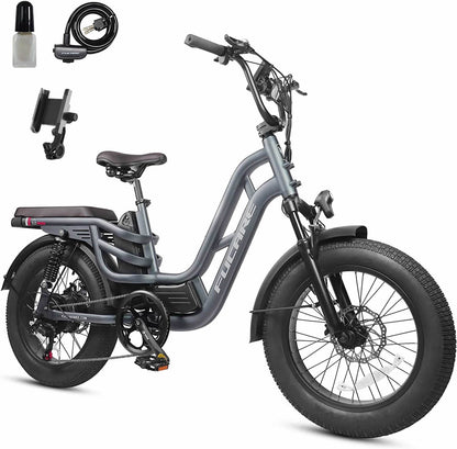 Fucare Libra Electric Bike , All Terrain, Fat Tire 20" 4.0" 750W 15Ah 31Mph 48V